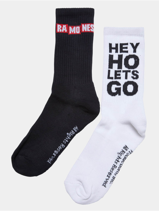 Merchcode Herren Socken Ramones 2-Pack in schwarz