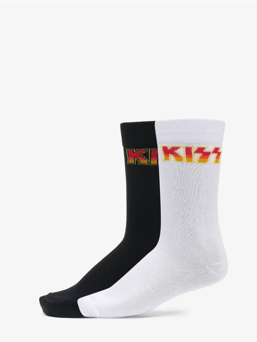 Merchcode Socks Merchcode Kiss 2-Pack Socks black
