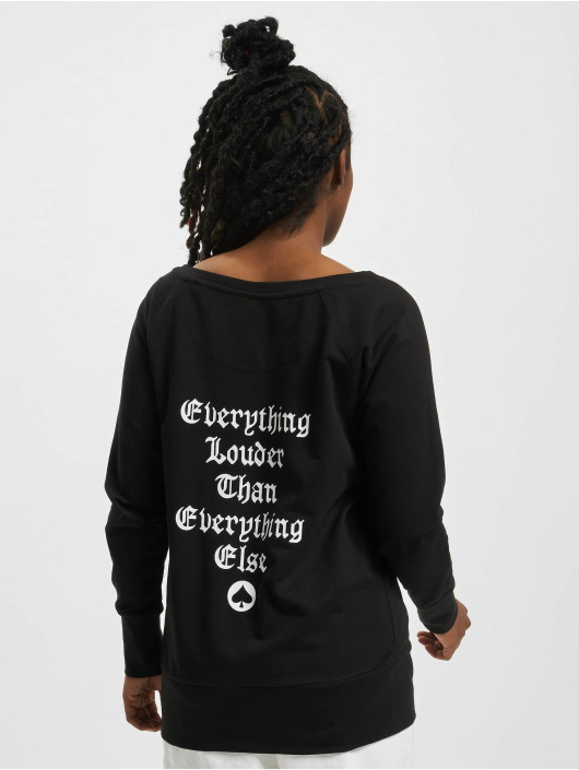 Merchcode Sweat & Pull Ladies Motörhead Everything Louder Wideneck noir