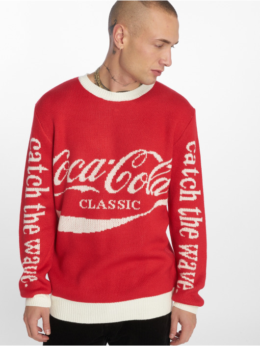 Merchcode Swetry Coca Cola Xmas czerwony