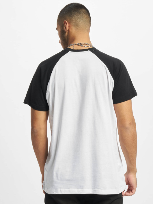 Merchcode T-Shirt Green Day Basket Raglan blanc