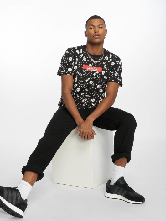 Merchcode T-Shirt Coca Cola Aop Box Logo noir