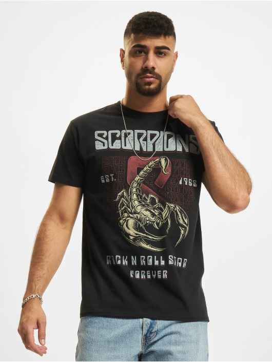 Merchcode T-Shirt Scorpions Start Forever noir