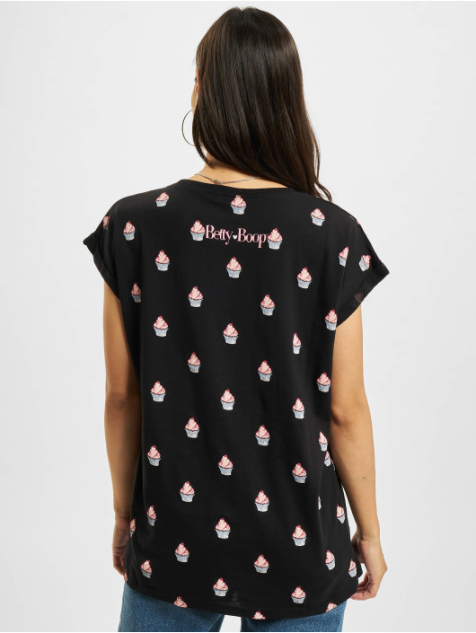 Merchcode T-Shirt Ladies Betty Boop schwarz