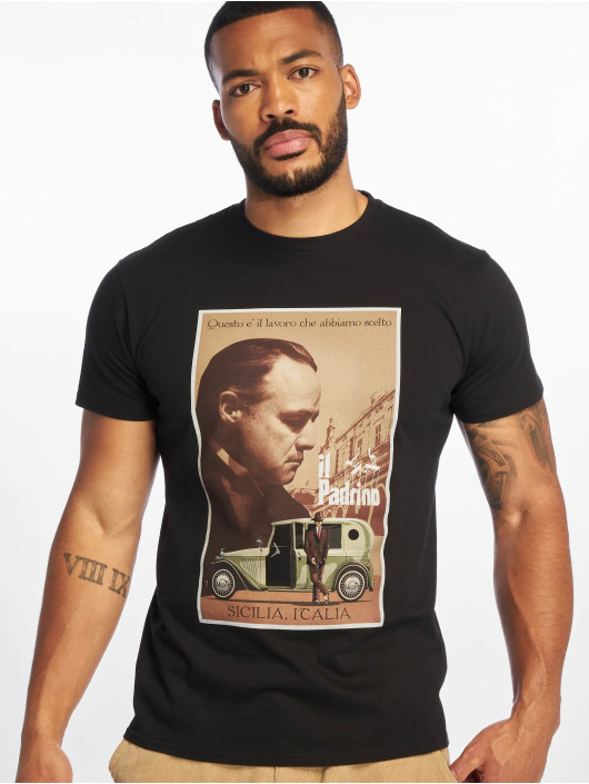 Merchcode T-Shirt Godfather Poster schwarz