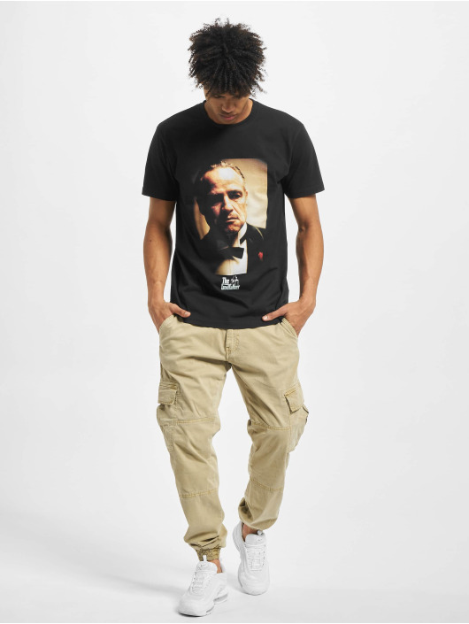 Merchcode T-Shirt Godfather Portrait schwarz