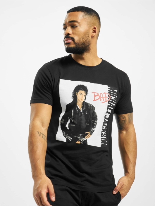 Merchcode Herren T-Shirt Michael Jackson Bad in schwarz 714849