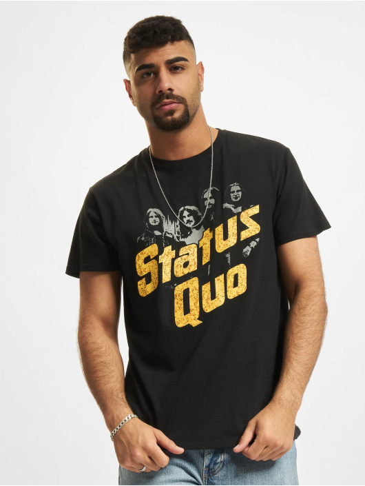 Merchcode T-Shirt Status Quo Vintage schwarz