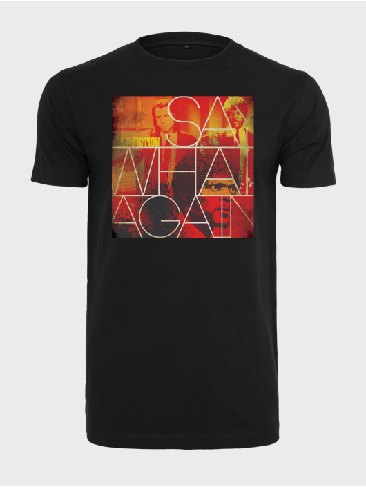 Merchcode Herren T-Shirt Pulp Fiction Say What in schwarz