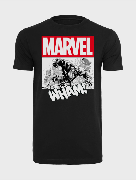 Merchcode Herren T-Shirt Avengers Smashing Hulk in schwarz