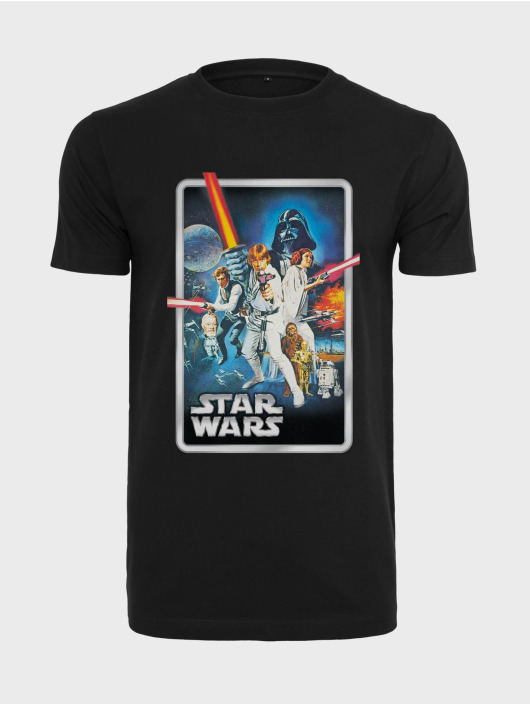Merchcode T-Shirt Star Wars Poster schwarz