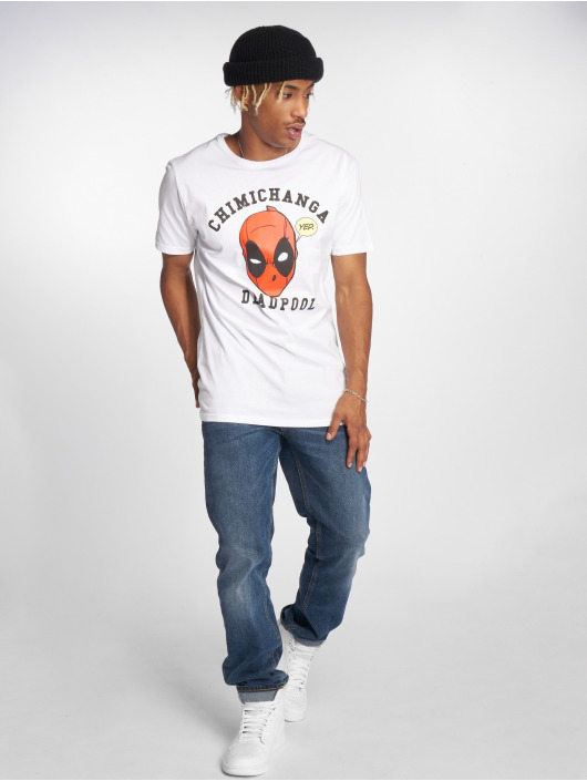 Merchcode T-Shirt Deadpool Chimichanga white