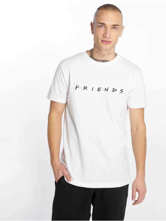 Merchcode T-Shirt Friends Logo Emb white