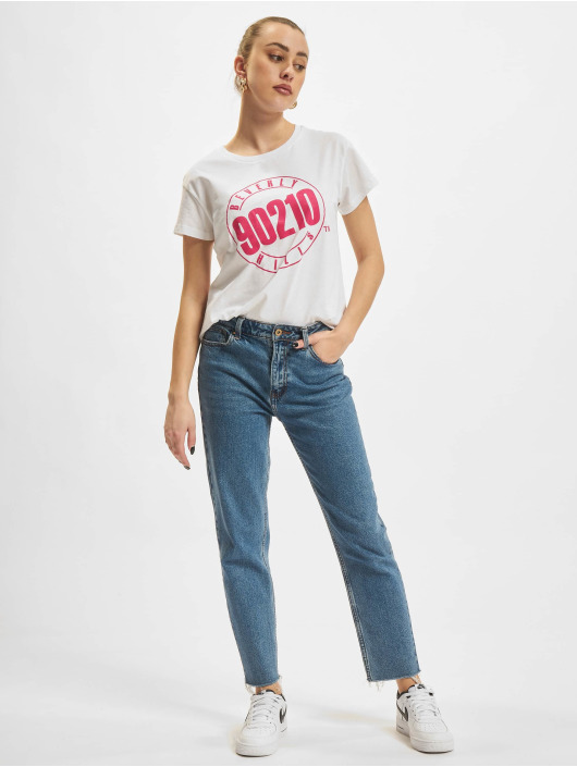Merchcode t-shirt Ladies 902010 Beverly Hills Box wit