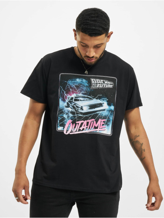 Merchcode / T-shirts To The Future Outatime i sort 778704