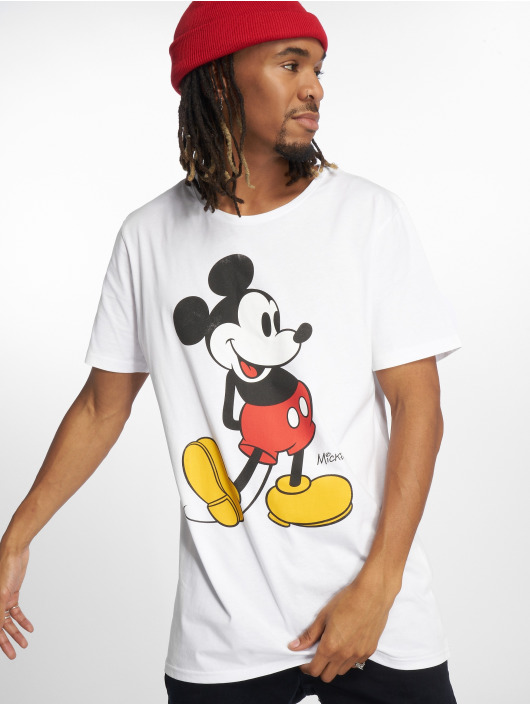 Merchcode T-Shirty Mickey Mouse bialy