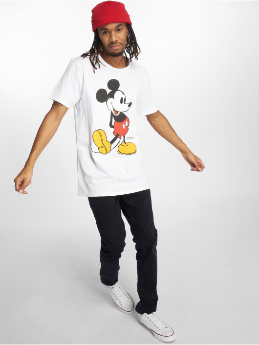 Merchcode T-Shirty Mickey Mouse bialy