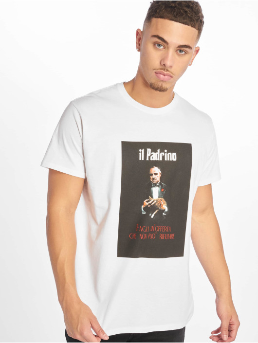 Merchcode T-Shirty Godfather Il Padrino bialy