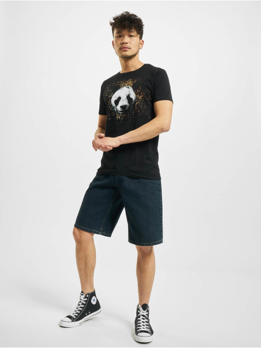 Merchcode T-Shirty Desiigner Panda czarny