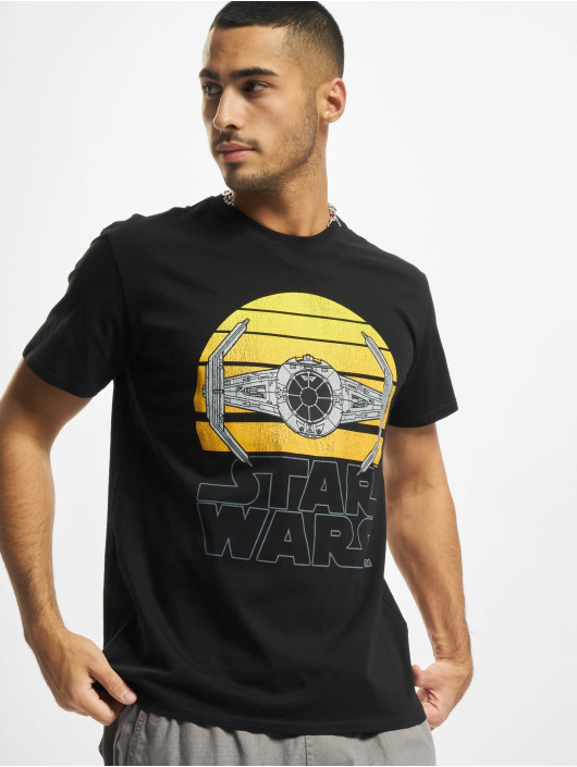Merchcode T-Shirty Star Wars Sunset czarny