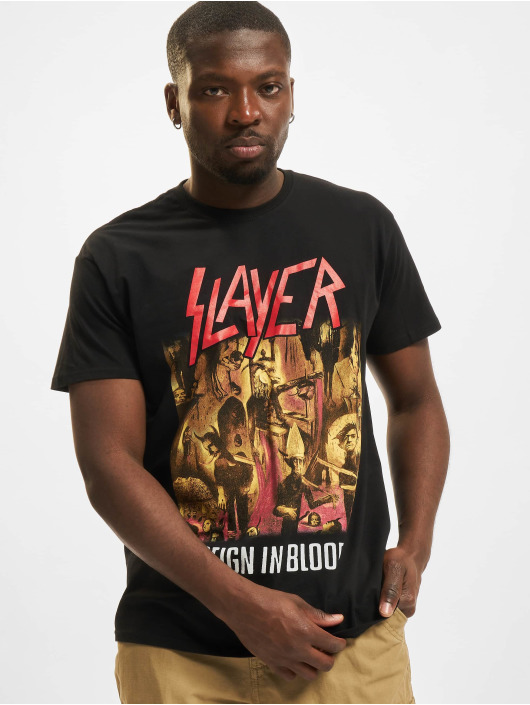 Merchcode T-Shirty Slayer- Reign In Blood Men´s czarny