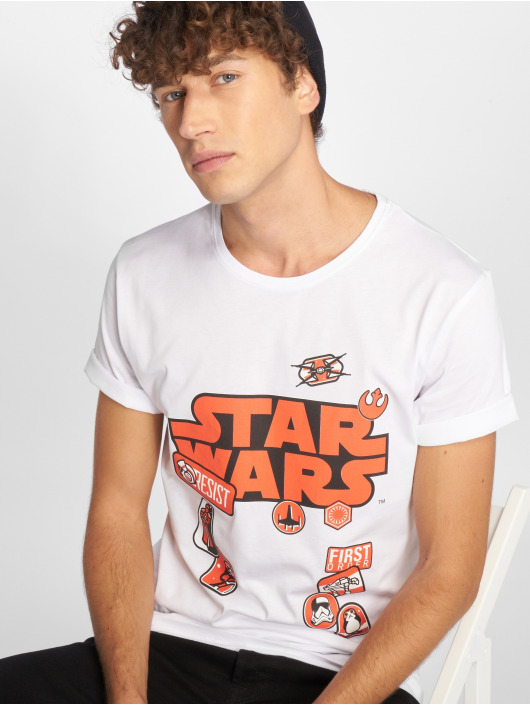 Merchcode T-skjorter Star Wars Patches hvit