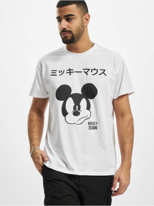 Merchcode T-skjorter Mickey Japanese hvit