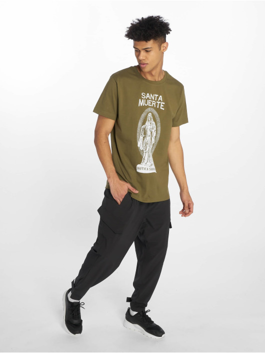 Merchcode T-skjorter Santa Muerte oliven