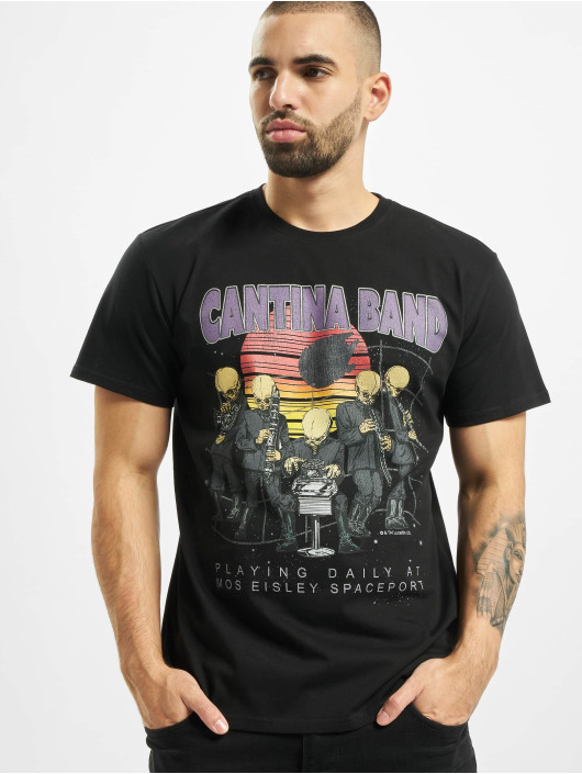 Merchcode T-skjorter Star Wars Cantina Band svart