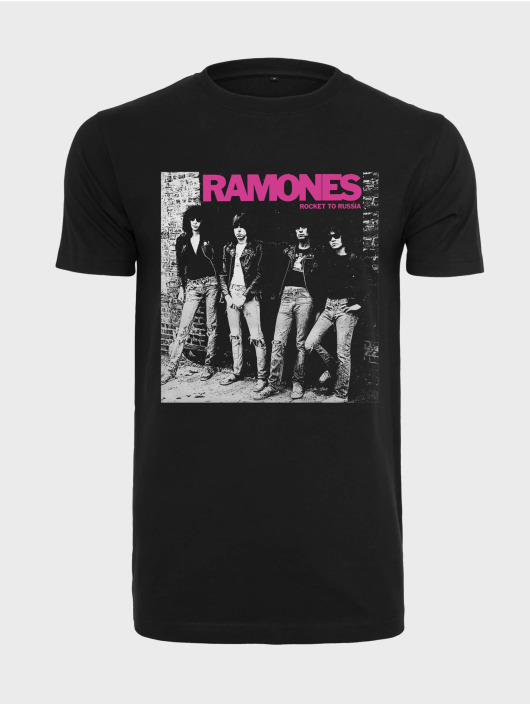 Merchcode T-skjorter Ramones Wall svart