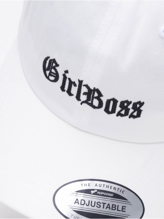 Miss Tee Snapback Caps Girl Boss valkoinen
