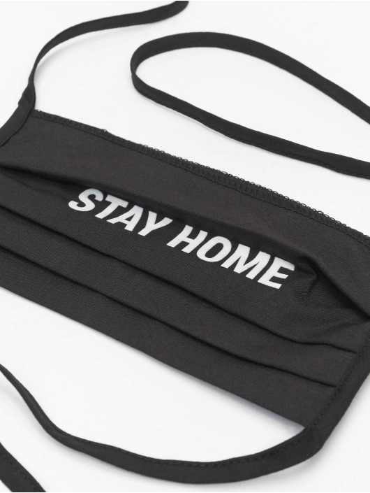Mister Tee Autres Stay Home Face Mask noir