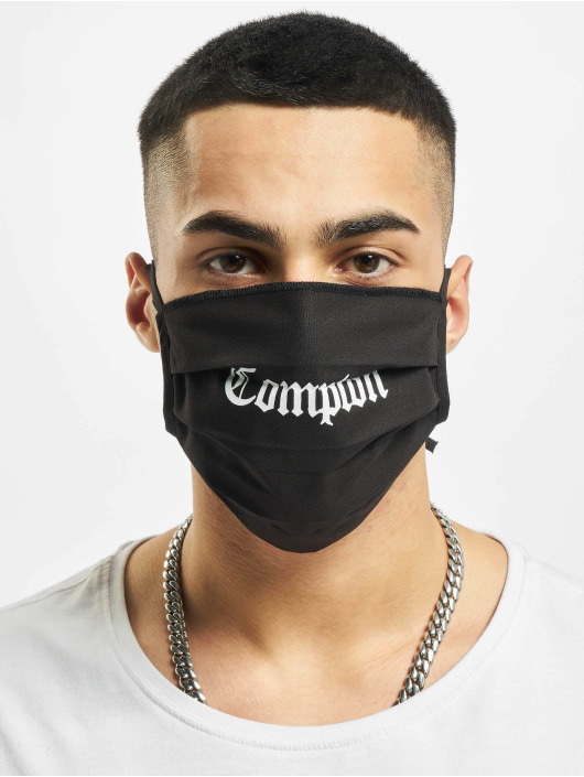 Mister Tee Autres Compton Face Mask 2-Pack noir