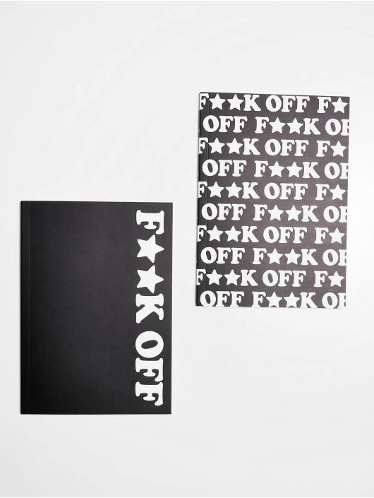Mister Tee Autres Fuck Off Exercise Book 2-Pack noir