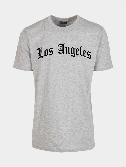 Mister Tee Camiseta Los Angeles Wording gris