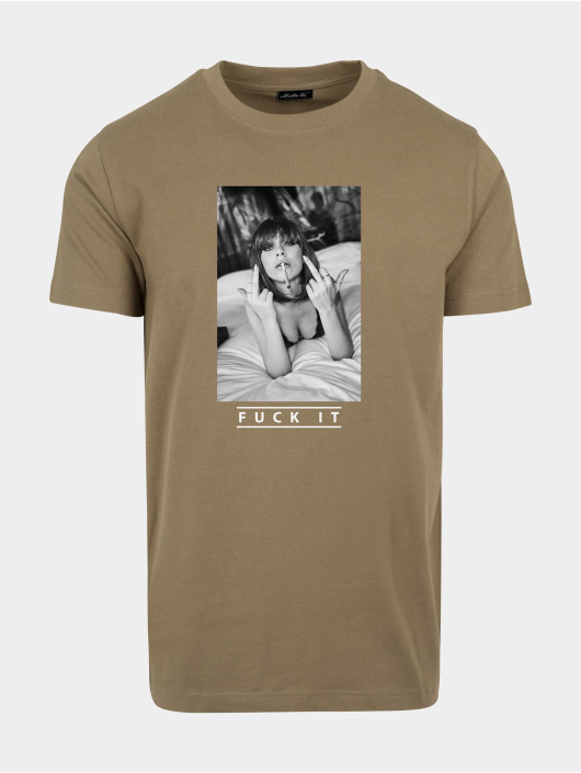 Mister Tee Camiseta Fuck It 2.0 oliva