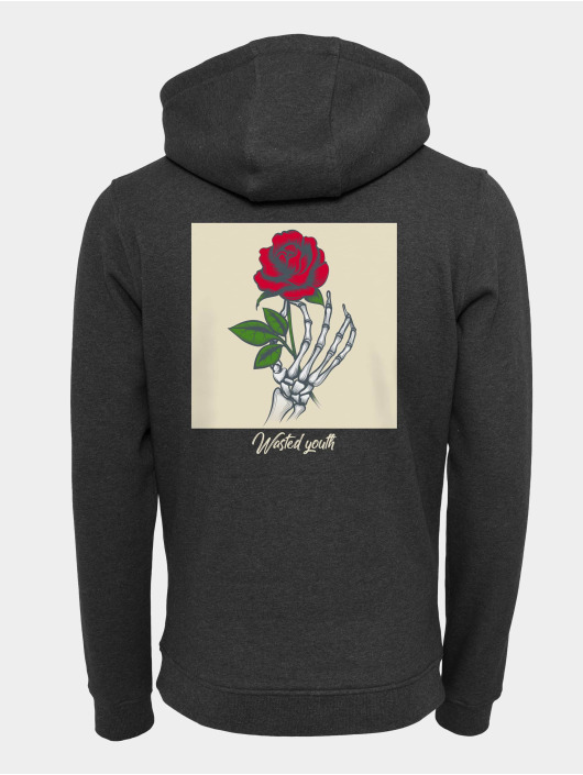 Mister Tee Felpa con cappuccio Wasted Youth grigio