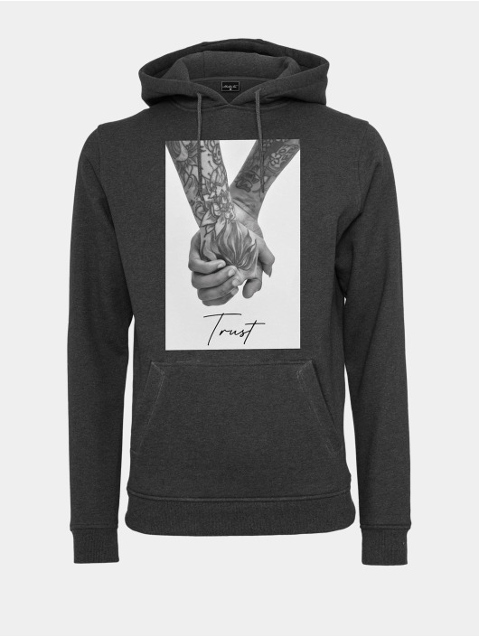 Mister Tee Felpa con cappuccio Trust 2.0 grigio