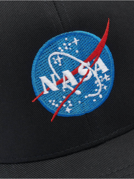 Mister Tee Flexfitted Cap NASA czarny