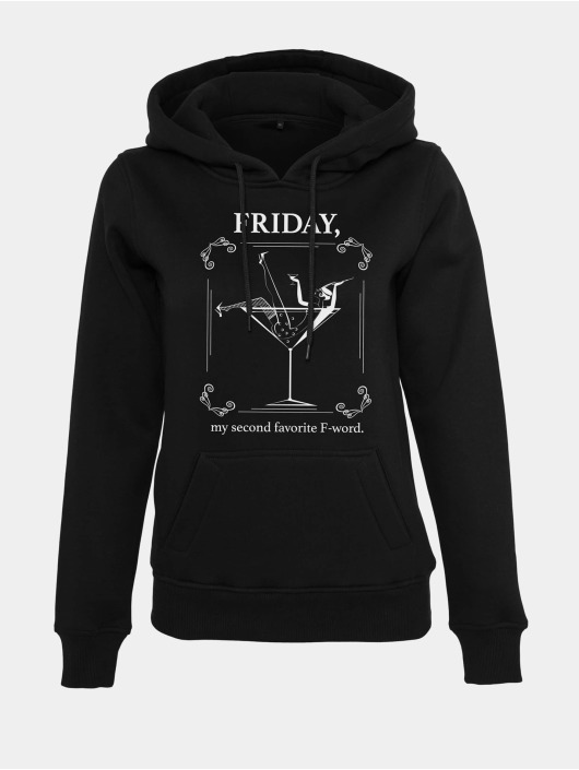 Mister Tee Damen Hoody Ladies F-Word in schwarz