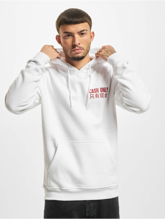 Mister Tee Hoody Cash Only weiß