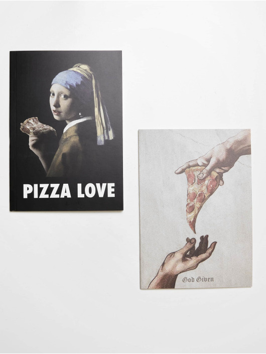 Mister Tee More Pizza Art Exercise Book 2-Pack colored
