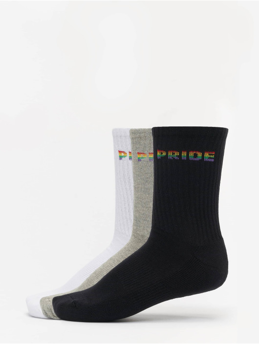 Mister Tee Ponožky Pride 3-Pack biela