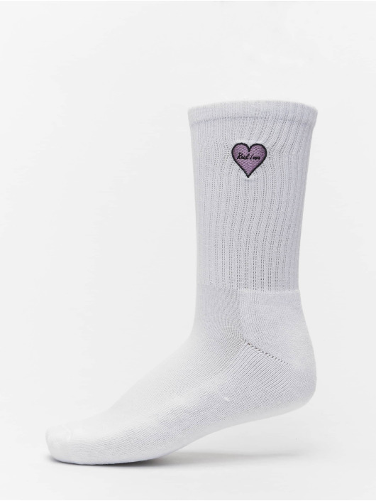 Mister Tee Ponožky Heart Embroidery 3 Pack biela