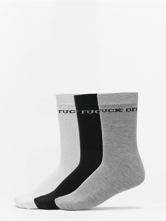 Mister Tee Ponožky Fuck Off Socks 3-Pack èierna