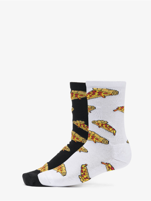 Mister Tee Ponožky Pizza Slices 2-Pack èierna