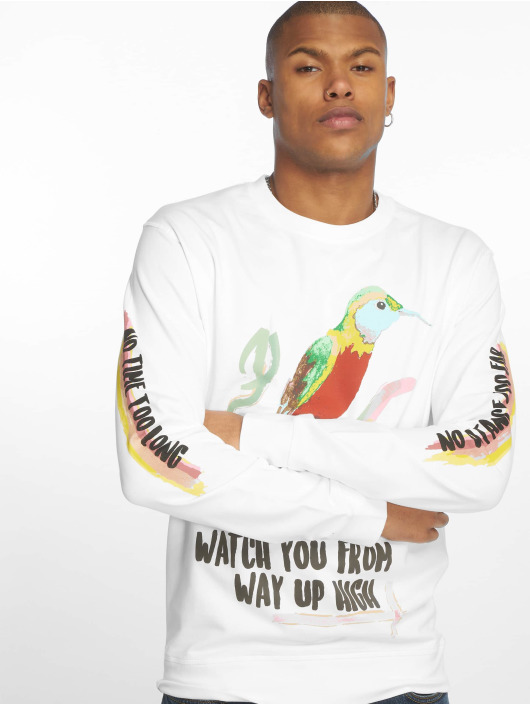 Mister Tee Pullover Aquarell Watch white