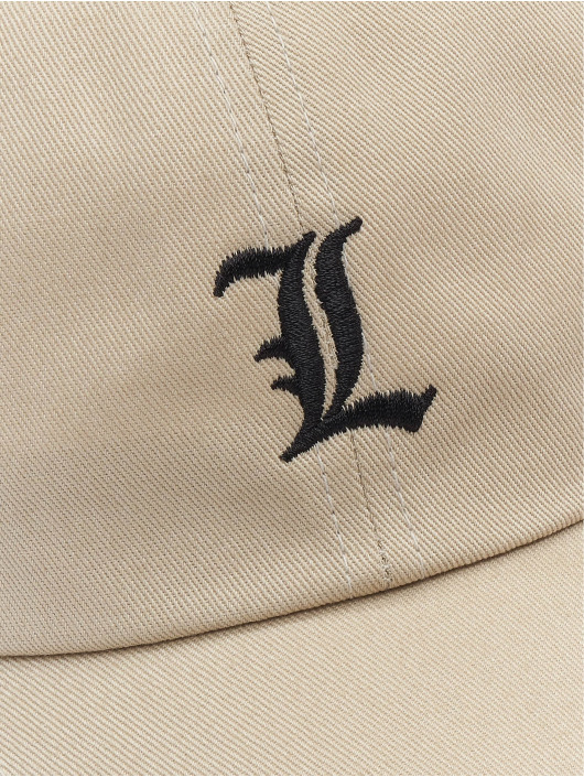 Mister Tee Snapback Caps Letter L Low Profile szary
