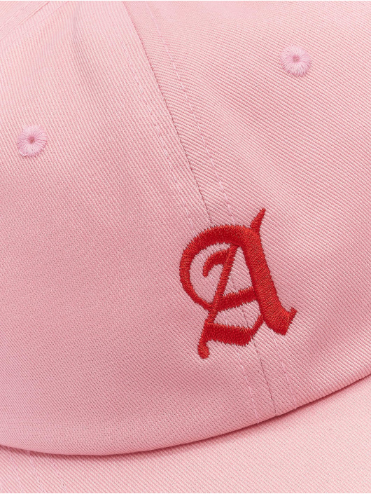 Mister Tee Snapback Letter A Low Profile pink