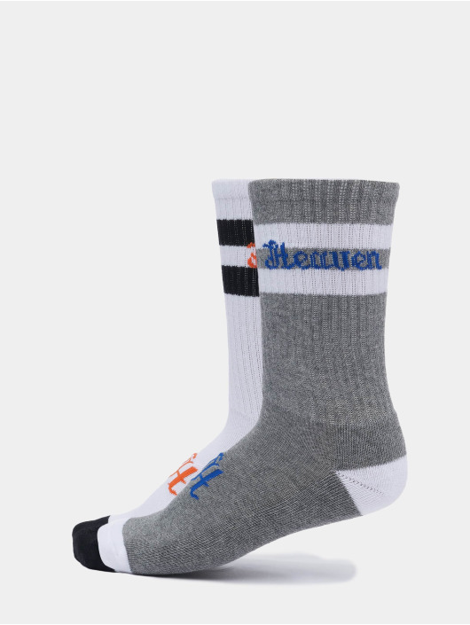 Mister Tee Socken Heaven Hell 2-Pack grau